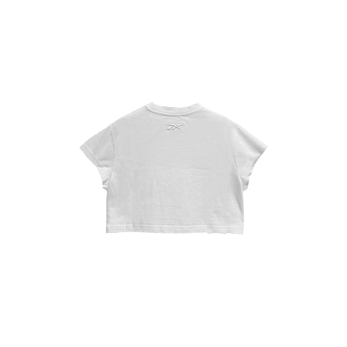 Reebok White Dragon Cropped Tee - SHENGLI ROAD MARKET
