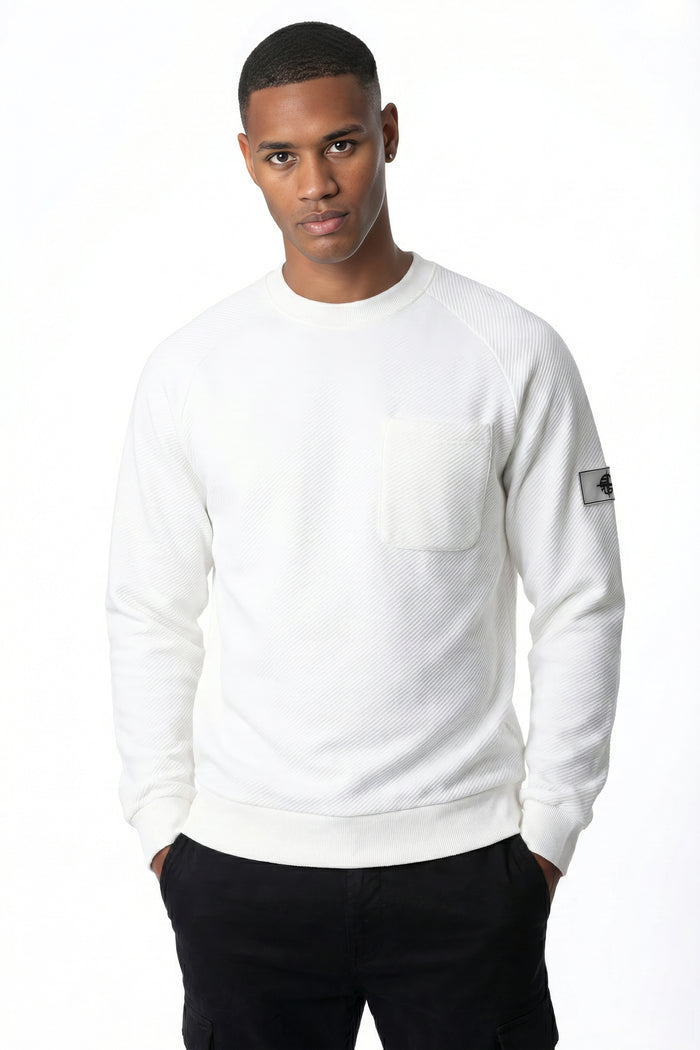 Regent Textured Crewneck Sweatshirt