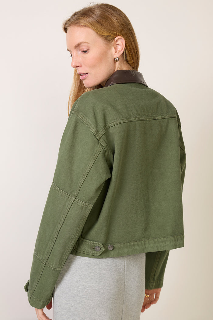 Rey Cropped Chore Jacket