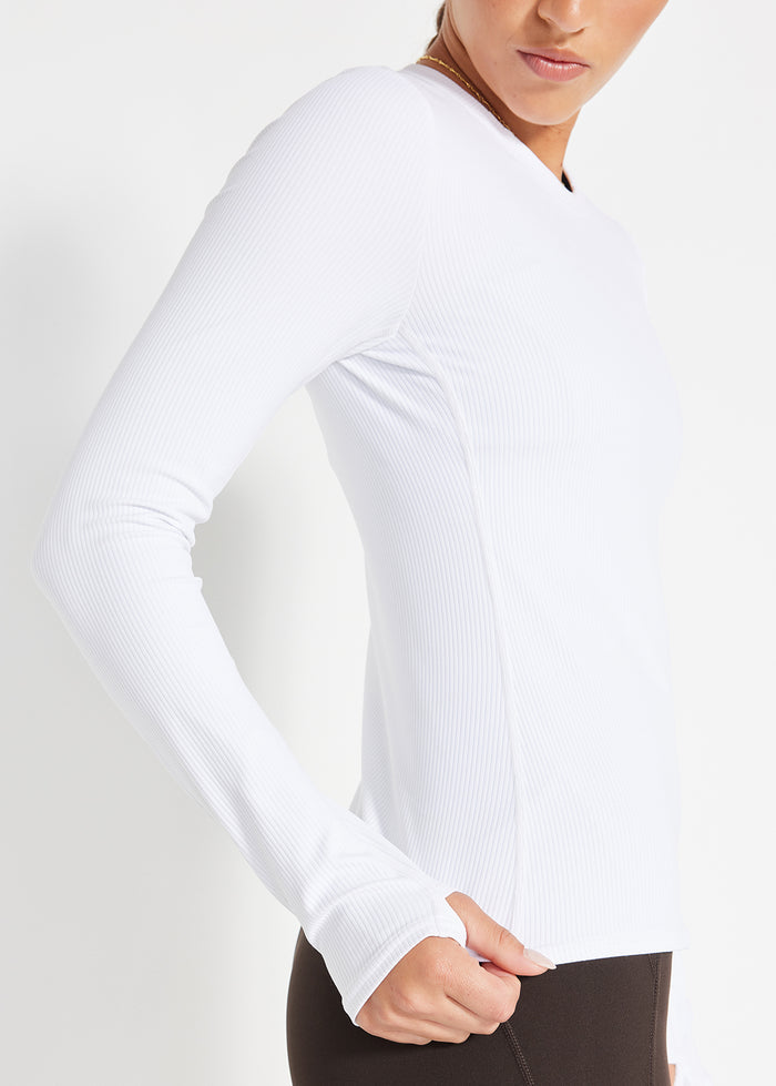 Ribbed Cardio Long Sleeve