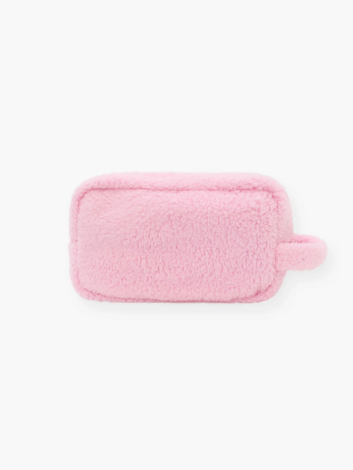 Rosie Fluffy Makeup Bag - Pale Pink
