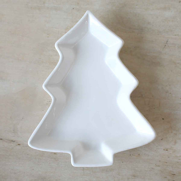 RS - Tree Tidbit Dish - White