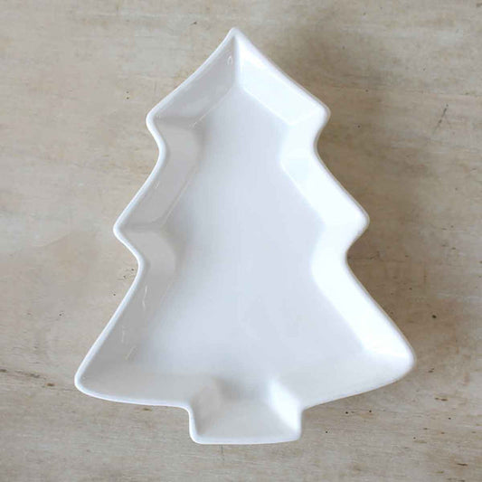 RS - Tree Tidbit Dish - White