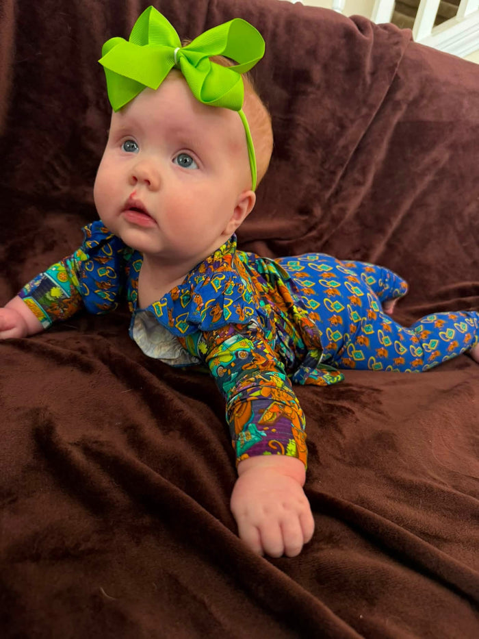 Ruh-Roh Rascals Peplum Set with Leggings