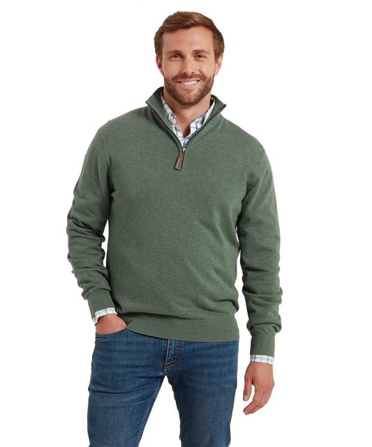 Schoffel Porthmeor Quarter Zip Jumper