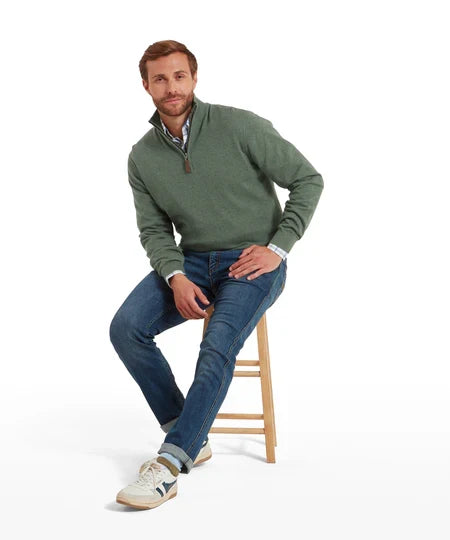 Schoffel Porthmeor Quarter Zip Jumper