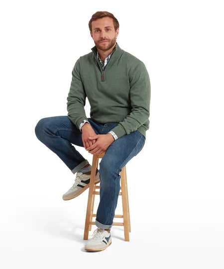 Schoffel Porthmeor Quarter Zip Jumper