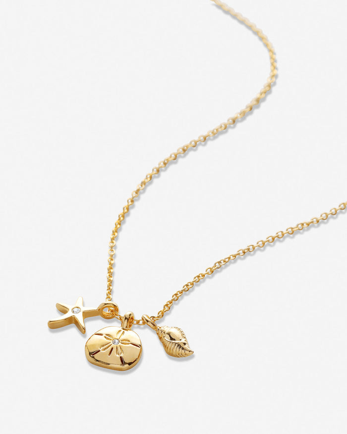 Sea Seeker & Pause Layered Necklace Set