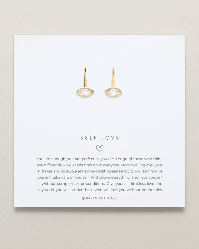 Self Love Marquise Drop Earrings