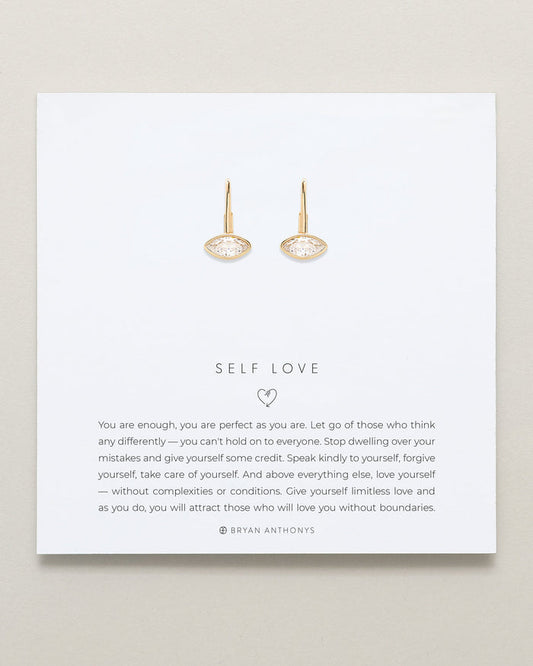 Self Love Marquise Drop Earrings