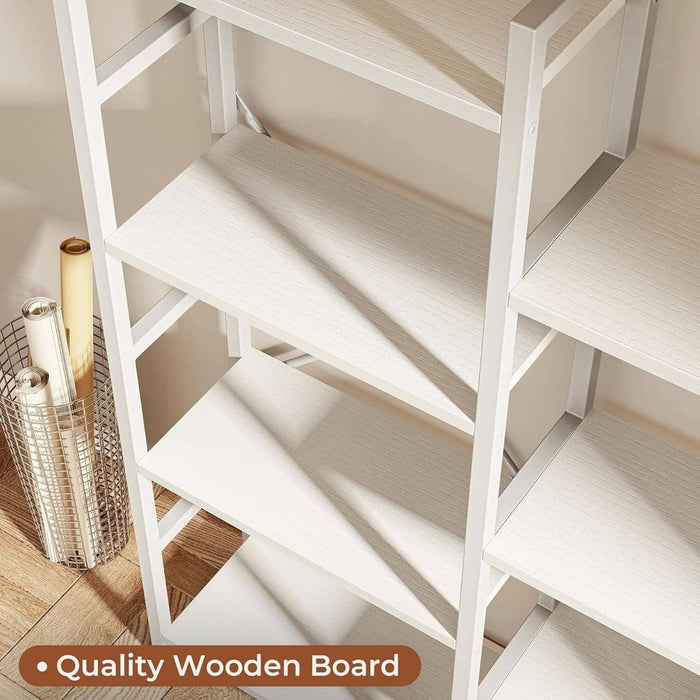 ShipItFurniture - White 11 Shelf Open Display Bookcase For Home Office