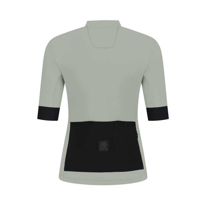 Rogelli Signature fietsshirt dames grijs korte mouw achterkant.