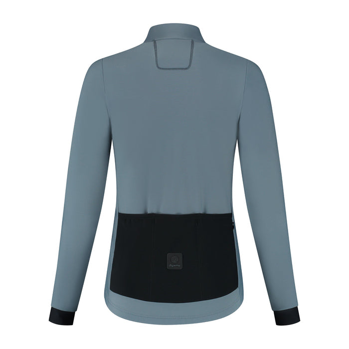 Rogelli Signature fietsshirt dames ardesia lange mouw achterkant.