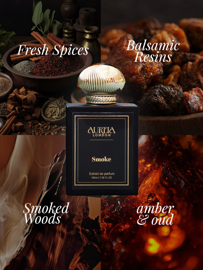 Smoke By Aureia London | 48 Hours Long Lasting Extrait de Parfum