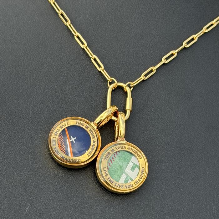Soccer Ball Charm | Gold |