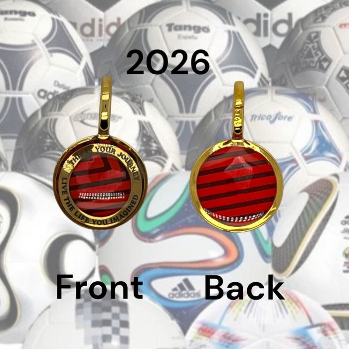 Soccer Ball Charm | Gold |