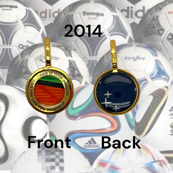 Soccer Ball Charm | Gold |