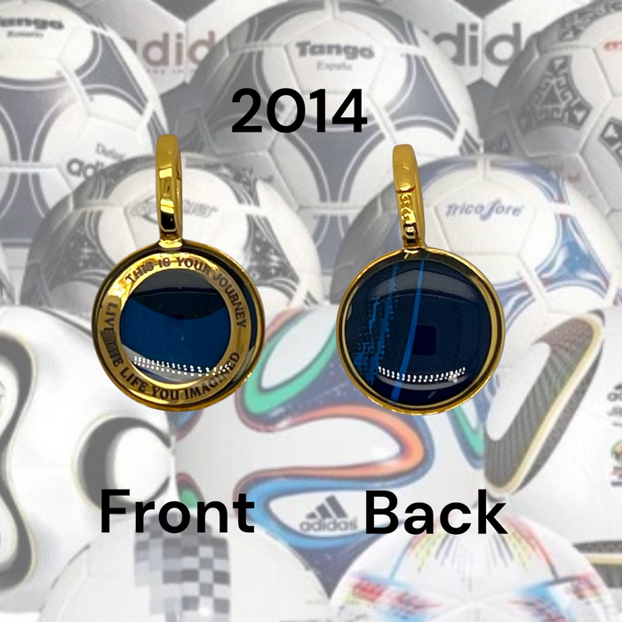 Soccer Ball Charm | Gold |