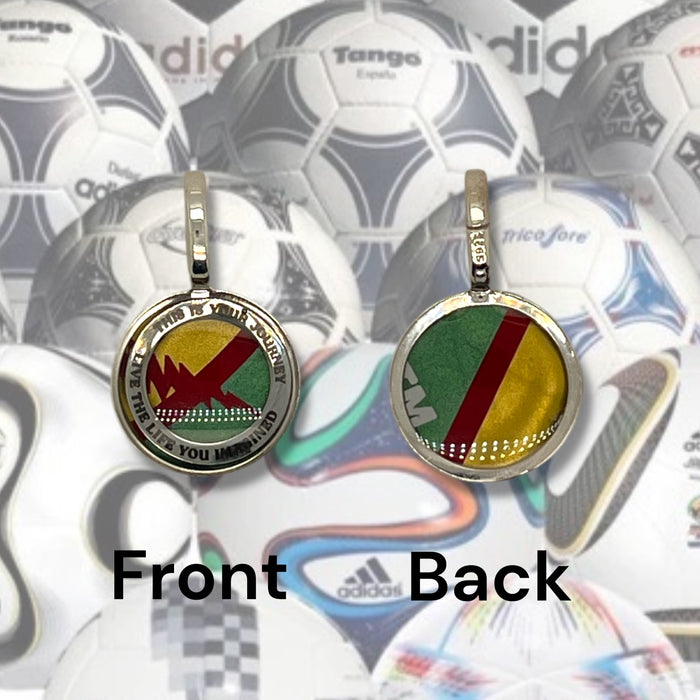 Soccer Ball Charm | Silver