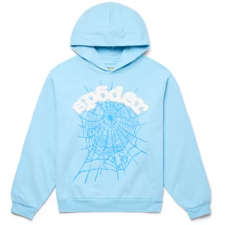 Sp5der Web Hoodie "Sky Blue"