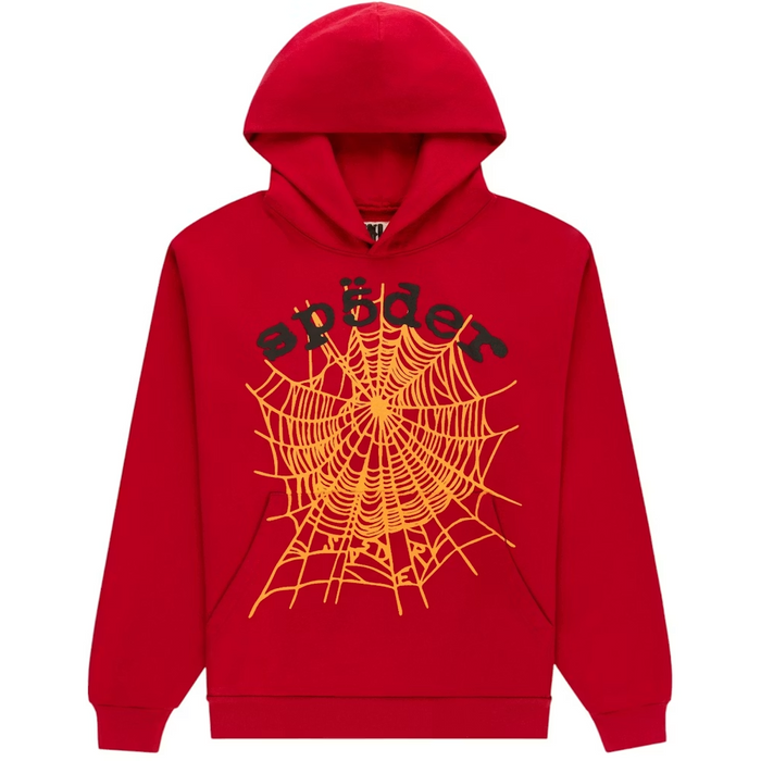 Sp5der Web V2 Hoodie Red