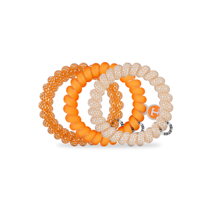 Spiral Hair Coils | Large | Go Vols! Hair Ties - Tennessee