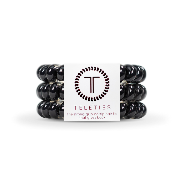 Spiral Hair Coils | Large | Jet Black Hair Ties