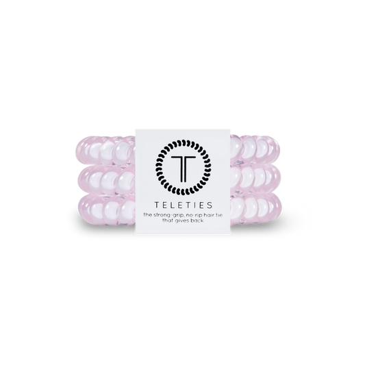 Spiral Hair Coils | Small | Rose Water Pink Hair Ties