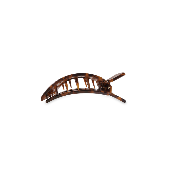Square Flat Hair Clip | Small | Tortoise