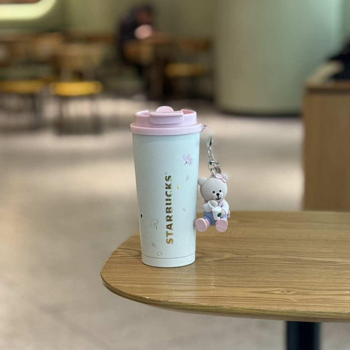 480ml double mouth stainless steel cup with pendant Limited time special! !