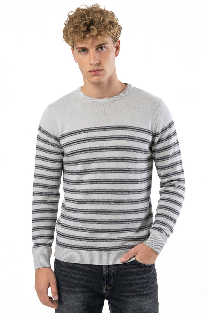 Striped Crew Neck Jumper