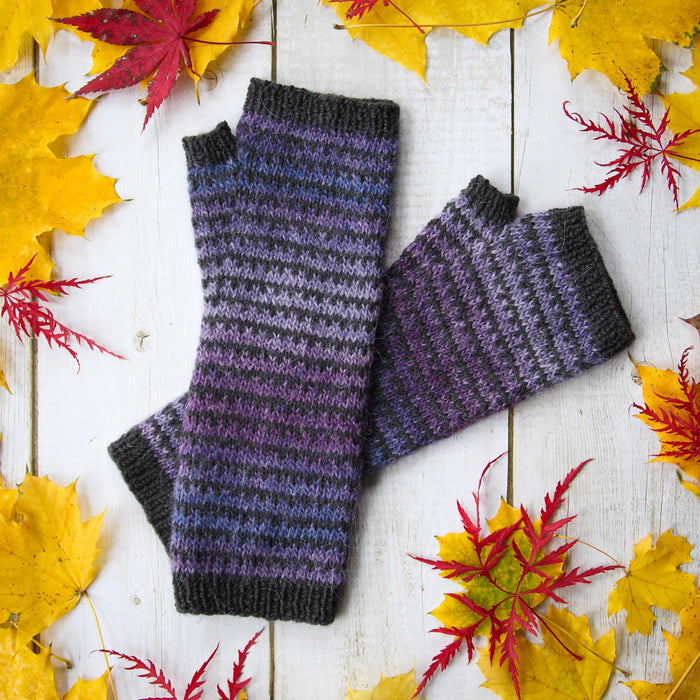 Striped Wristwarmers Pattern