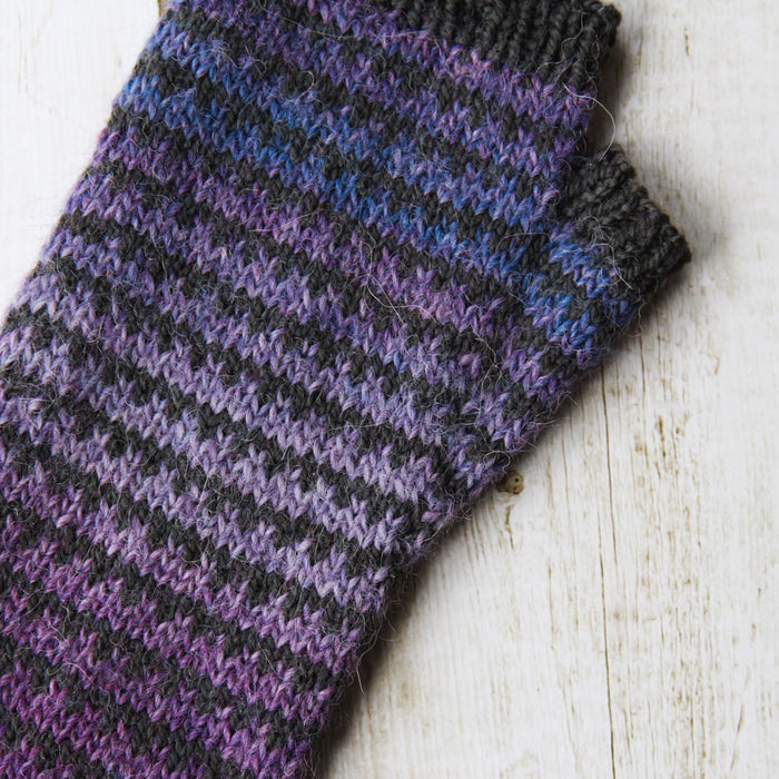 Striped Wristwarmers Pattern