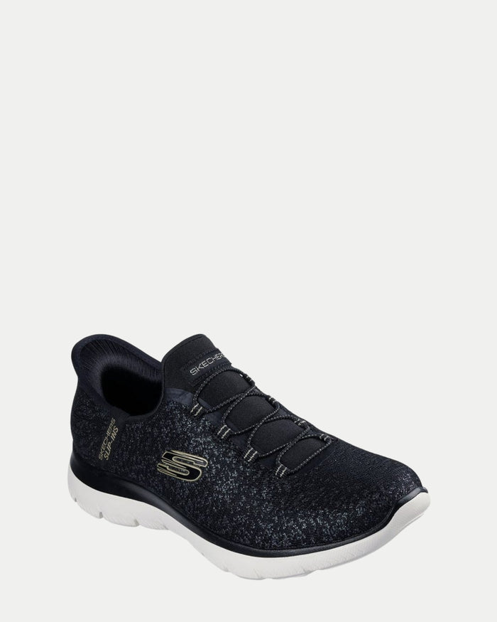 Summits Slip-Ins Black/Gold