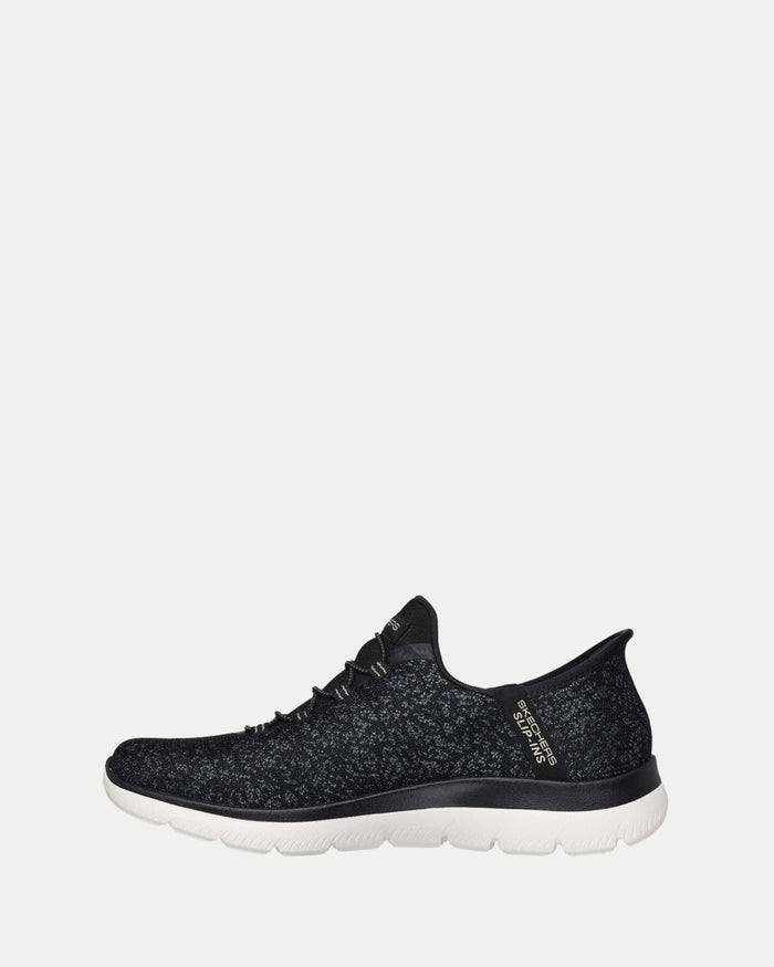 Summits Slip-Ins Black/Gold
