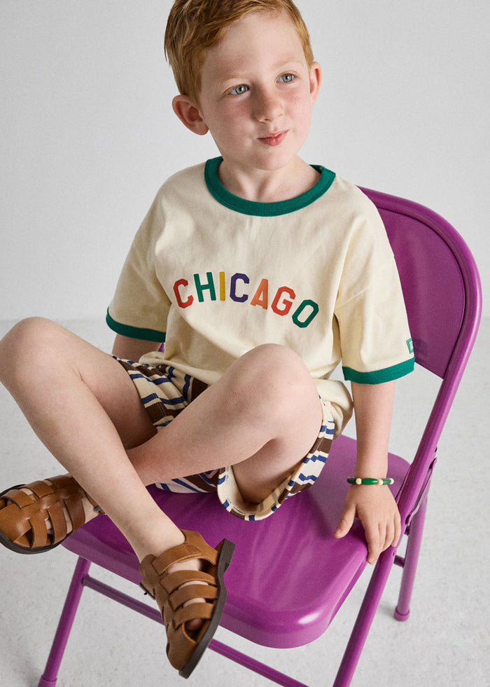 Sweet Home Chicago Oversized Ringer Tee