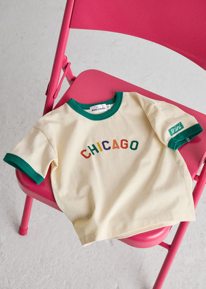 Sweet Home Chicago Oversized Ringer Tee
