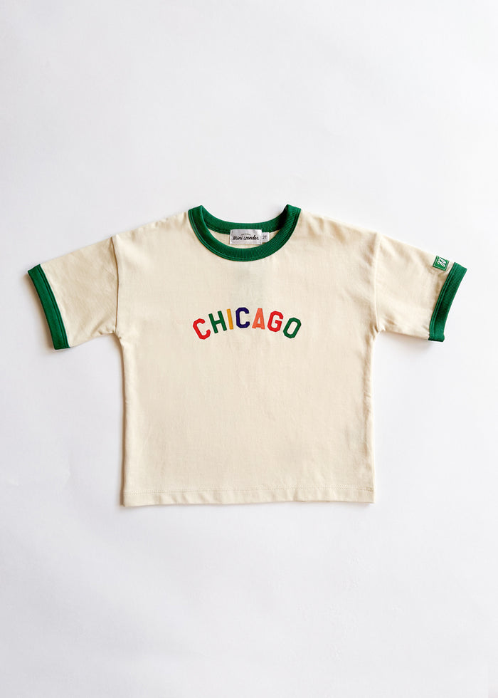 Sweet Home Chicago Oversized Ringer Tee