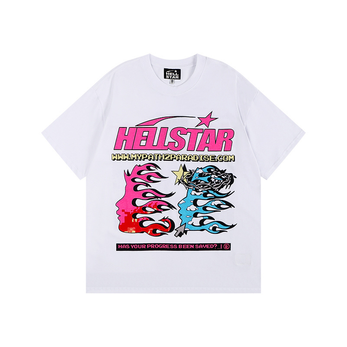 T-Shirt Hellstar Pixel White