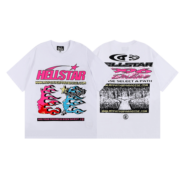 T-Shirt Hellstar Pixel White
