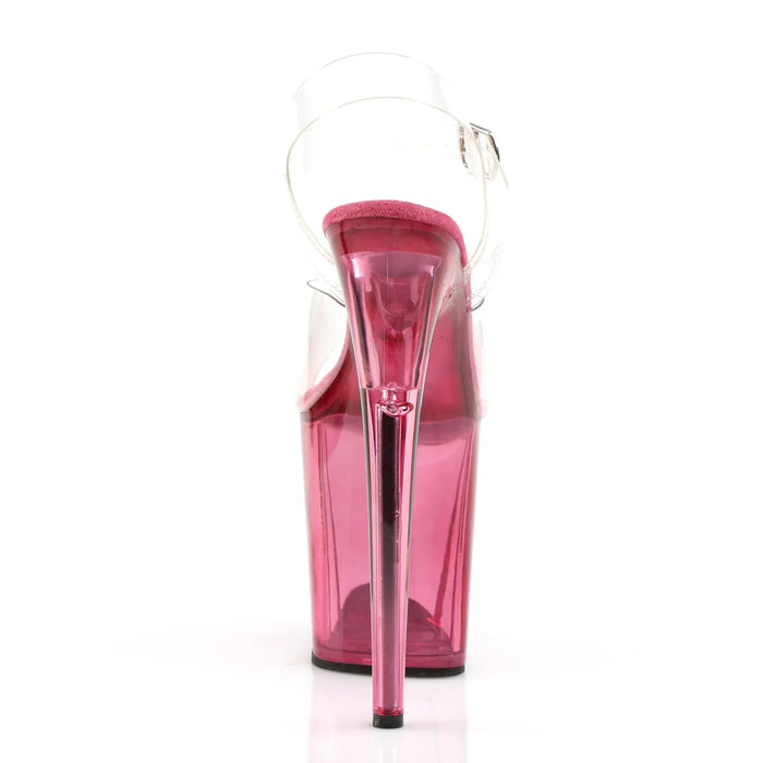 Tacones Pleaser FLAMINGO-808T Transparente Rosa Tinted