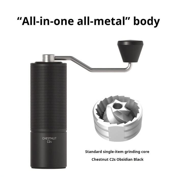 Chestnut C2S - Matte White - Single Item Core Grinding Includes Brush + Storage Bag + Air Blower