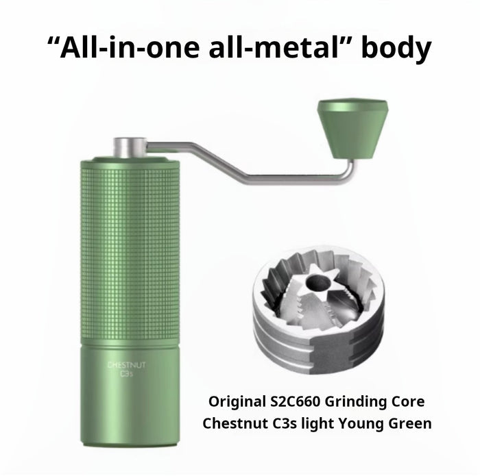 Chestnut C3S - Light Ripple Green - All-in-One Edition Includes brush + storage bag + air blower