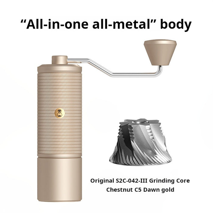 Taymour Chestnut C5 Hand Crank Coffee Grinder Tool Italian Hand Grinder C3S Home Hand Crank Grinder