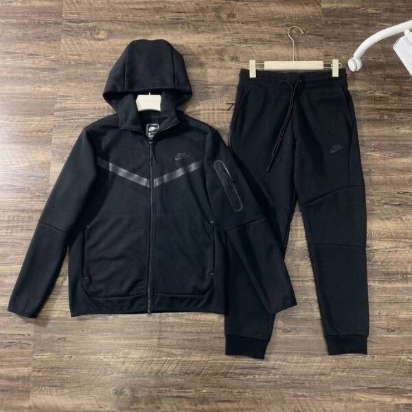Nike Tech Fleece Full-Zip Tracksuit "Black"