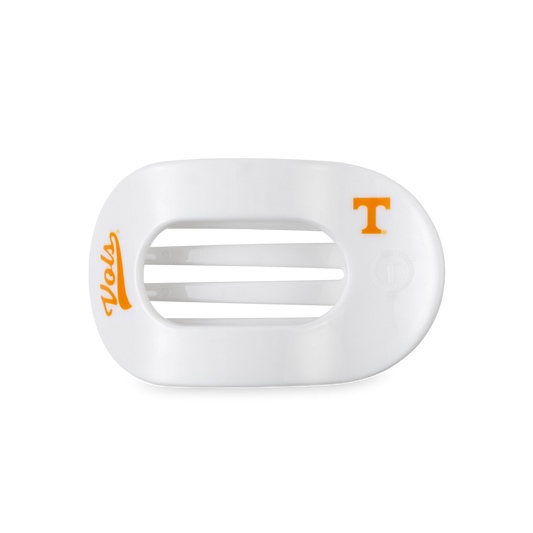 TELETIES University of Tennessee Flat Round Hair Clip – Medium Go Vols!