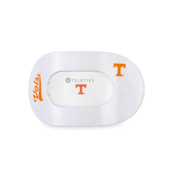 TELETIES University of Tennessee Flat Round Hair Clip – Medium Go Vols!