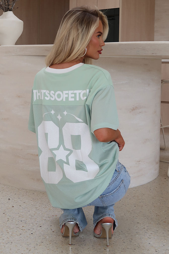 Think Later Jersey Tee - Green