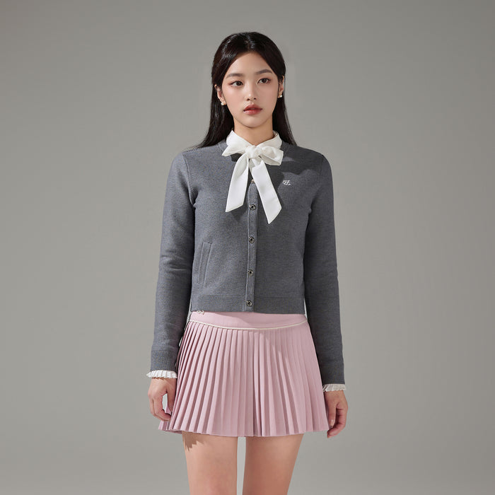 Tie Mockneck Tshirt (Ivory)