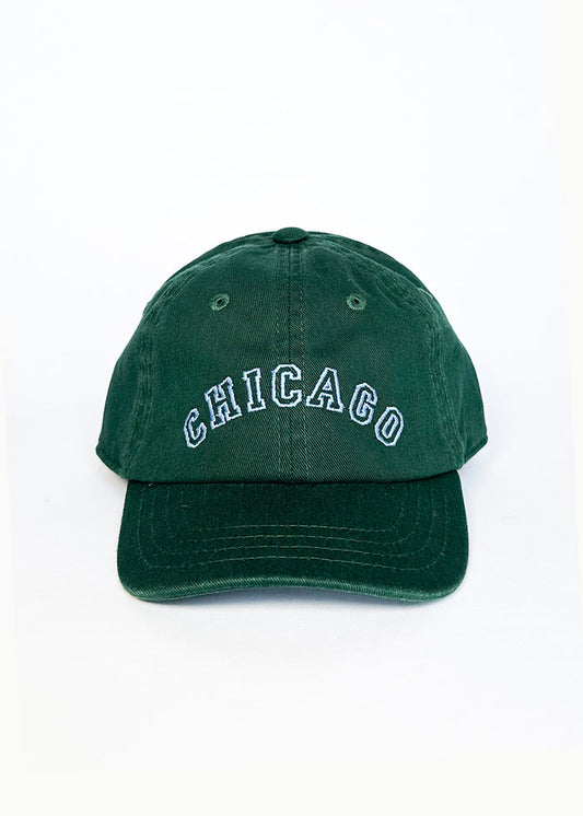 Toddler Chicago Arch Dad Hat - Green & Blue